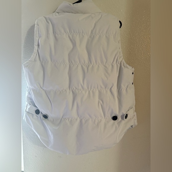 J Whistler  Knuckles White and Black Puffer Vest - Picture 2 of 6